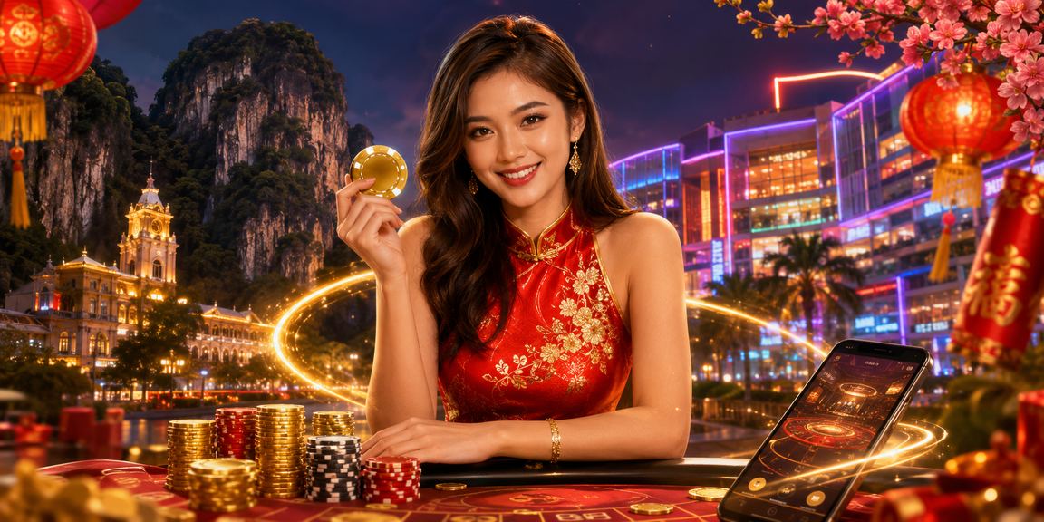 Baccarat casino app on a smartphone in Ipoh, Malaysia — local style
